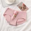 Ropa Interior Estilo Japonés para Mujer Calzones de Algodón Puro con Estampados Lindos para Niña Algodón Puro Juvenil Estudiante Shorts Sin Costuras