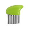 Mini Cortador de Vegetais Ondulado de Aço Inoxidável Ferramenta Cortadora de Cozinha Cortador de Batata Gadget Doméstico Cortador de Batata