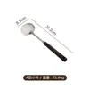 Pala de Champiñón de Madera Maciza Acero Inoxidable Retro Cuchara de Mango Largo para Cocinar Hogar Cuchara para Freír Cocina Pala de Guizhou Utensilios de Cocina