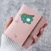 Nova carteira feminina curta estilo coreano ins simples estudante multi-cartão clutch porta-moedas carteira atacado
