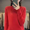 Tejido cuello redondo agujereado Diamante simple color liso Andy terciopelo adelgazante para ir al trabajo primavera nuevo mujer coreano jersey
