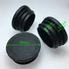 Tampão de plugue para tubo redondo plugue de furo de plástico plugue de tubo de aço inoxidável base de proteção para perna de móvel mesa cadeira plugue de poeira tampa de vedação capa de perna de prateleira
