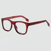 Gafas Gafas de Negocios Montura de Gafas Inserto de Ácido Propiónico Patilla Montura de Gafas Estudiante Gafas para Miopía Decorativas Antiluz Azul Espejo Plano Nuevo