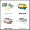 Lancheira Estilo Simples Escritório Estudante Microondas Aquecimento Separado Bento Box Lancheira Japonesa