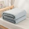 Cobertor Flanelado Espesso para Ar Condicionado Escritório Camada Única Macaron Cobertor Cobertura Veludo Coral Quente Soneca Casa Sofá Cobertor