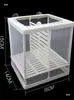 Red de aislamiento para pecera, caja de cría, dispositivo de aislamiento, red de aislamiento para peces jóvenes, red de aislamiento para guppies, caja de aislamiento para pecera