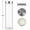 Fabricante Original Tarro de Almacenamiento de Vidrio de Borosilicato Alto, Sellado para Conservar la Frescura, a Prueba de Humedad, Tarro para Almacenar Cáscaras de Mandarina, Tarro Sellador para Alimentos y Frutos Secos