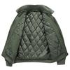 Chaqueta acolchada de algodón nueva para hombre de otoño e invierno abrigo con cuello de pelo desmontable casual cálido cuello alto acolchado de algodón 7911