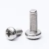Suministrados Directamente por el Fabricante, Tornillos Mecánicos de Acero Inoxidable 304 con Cabeza de Cruz y Ranura Cruz M3-M6, Pernos de Cabeza Redonda Resistentes al Óxido y a la Corrosión