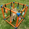Brinquedo de roer popular para animais de estimação, suporte de atividades em PVC, conjunto combinável personalizável, atacado de fabricante de brinquedos para animais de estimação