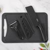 Juego de cuchillos para dormitorio, cuchillo de cocina combinado, cuchillo para cortar carne doméstico, cuchillo rebanador, juego completo de utensilios de cocina