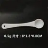 Colher de medida 1g 3g 5g 10g 15g Colher para pó Sanqi colher para leite em pó colher plástica pequena com escala colher quantitativa