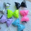 Ins Lazo de Cuero Soporte Airbag para Teléfono Móvil Estéreo Macaron Color Sólido Lazo de Peluche Soporte de Escritorio Venta al por Mayor