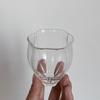 Vaso de Té Kung Fu de Vidrio Transparente con Patrón Martillado Engrosado Soplado a Mano Japonés Vaso de Té Vaso Personal