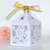 Caja de Luz de Vela Electrónica Hueca de Copo de Nieve Navideño Pantalla de Papel de Copo de Nieve Blanco Linterna Colgante de Papel Translúcido Adhesivo en Stock
