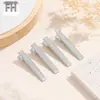 Pinzas de Pato Hechas de Metal Galvanizado, Pinzas Cuadradas para Accesorios de Cabello Hechos a Mano DIY, Accesorios de Pinza de Pato Cuadrada