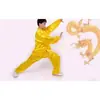 Traje de Tai Chi Ocho Brocados Primavera Verano Hombres Mujeres Estilo Ejercicio Matutino Rendimiento Ropa de Artes Marciales Ropa de Tai Chi Ropa de Práctica Traje Blanco