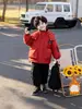 Ropa de Invierno para Niños Parka con Forro de Felpa Bolsillos Grandes Estilo Coreano Abrigo de Algodón Grueso para Niños Pequeños y Medianos Ropa de Algodón de Invierno