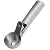Cuchara retráctil para helado de acero inoxidable 304, cuchara para postres de repostería, cuchara para helado, fruta, sandía al por mayor