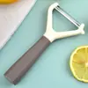 Pelador de acero inoxidable de pie cocina especial cuchillo multiusos para frutas cuchillo para pelar frutas y verduras