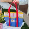 Bolsa de Gelatina Fofa de Desenho Animado Original Tengyi, Bolsa de Mão Versátil para Meninas, Bolsa de Praia para Viagem, Bolsa Transparente para Litoral, Atacado