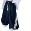 Conjunto de Moda Primavera 2026 Feminino Estilo Retro Americano Esportivo Casual: Jaqueta Camisa de Manga Longa e Calça de Cintura Alta Wide-Leg