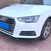 Adecuado para Audi A4L Modelo 2017-2018 Spoiler Frontal de Tres Secciones Labio Frontal Modificado, Deflector de Viento, Alerón Trasero, Protector de Esquina de Parachoques