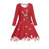 Venda por atacado direto da fábrica de roupas infantis primavera e verão, novo vestido de meninas estilo europeu e americano, vestido estampado de manga curta, vestido de saia infantil