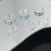 Anel Aberto de Esmalte Noturno e Alvorada com Gota de Óleo e Zircônia Anel Empilhável para Melhor Amiga Design de Nicho Anel Personalizado para Mulheres