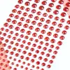 Pegatinas de Pedrería Rojas para Maquillaje de Escenario, Maquillaje Brillante, Pegatinas Rojas de Diamante para Cejas, Maquillaje para Frente y Ojos, Pegatinas de Pedrería para Cara, Pedrerías Pequeñas para Actuación
