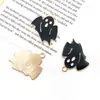 Juego de 19 Escobas Fantasma con Goteo de Aceite, Murciélagos y Sombreros de Mago Temáticos de Halloween, Dijes Creativos para Pulseras y Collares DIY