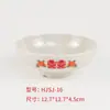 Plato de Servir de Melamina para Comida Caliente y Barbacoa Famoso en Internet de Chongqing, Estilo Vintage Retro Nostálgico, con Diseño de Caracteres Chinos Tradicionales