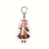 En stock Accesorio de anime Yuanshen llavero acrílico versión maid Keli pimonqin Barbara colgante para juego móvil