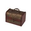 Caja vintage a prueba de polvo de venta caliente de fábrica hecha a mano caja de almacenamiento de embalaje de joyería de madera vieja entrega de una pieza