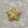 Botones Metálicos de Estrella de Cinco Puntas Cosidos a Mano para Prendas de Punto para Mujer, Tops, Abrigos de Lana, Botones para Ropa Exterior, Accesorios para Ropa
