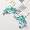 Estilo vacacional de verano color flor borla lirio orquídea diy hecho a mano fresco tocado accesorios para el cabello pendientes material venta al por mayor