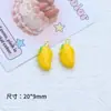 Colgante de Aleación de Dibujos Animados Serie de Frutas con Goteo de Aceite Paquete de Materiales para Pendientes Pulsera Joyería Hechos a Mano