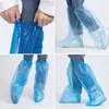 Botas de Lluvia Largas, Engrosadas, Impermeables, Antideslizantes, Senderismo al Aire Libre, a Prueba de Lluvia, Caña Alta, Cubrezapatos Desechables