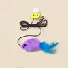 Brinquedo de Gato Rato Barulhento com Sensor Inteligente, Toque Leve, Som, Rato de Pelúcia Simulado para Autoentretenimento e Alívio do Tédio, Atacado Transfronteiriço