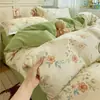 Juego de ropa de cama de cuatro piezas ultra suave, seguro para bebés, Clase A, nuevo modelo 2026, sábana y funda de edredón para dormir sin ropa para estudiantes, juego de tres-cuatro piezas para dormitorio