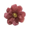 Cabeza de flor de cosmos artificial grande de 11 cm, material para manualidades DIY, para accesorios para el cabello, adornos de ropa, paredes de flores de boda y flores artificiales
