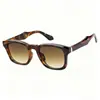Nuevas Gafas de Sol Cuadradas Estilo Retro Casual Transfronterizas, Estilo Sencillo para Viajar, Versátiles para el Uso Diario, Imprescindibles para Fotografía Callejera