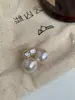 Brincos Pequenos e Requintados Estilo Francês Super Brilhantes Zircônia Pérola Simples Elegantes Moda Elegante para o Dia a Dia Pequenos Brincos para Mulheres