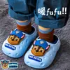 Pantuflas de Algodón para Niños Paw Patrol Otoño e Invierno, Pantuflas de Casa Impermeables para Niños y Niñas, con Soporte en el Talón, para Niños Pequeños y Bebés