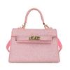 Bolso Kelly, elegante bolso de mano para mujer, novedad de 2024, diseño de diamantes, bandolera de hombro, bandolera.