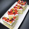 Caja de Pastel de Cumpleaños Digital Famosa en Internet Mascota Completamente Transparente Caja de Empaque para Hornear Engrosada a Prueba de Polvo Al por Mayor en Stock
