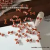 Mini Pequeno Pó de Fragrância Pérola Laço Acessórios para Nail Art Doce Celebridade da Internet Versátil Gravata Borboleta Usável Decoração de Unha Atacado