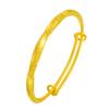 Pulsera Retorcida Push-Pull de Boda para Novia Pulsera con Patrón Retorcido Electrochapada al Vacío Pulsera Pulsera Retorcida Pulsera Retorcida Gankun