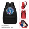 Mochila Periférica Spot de Sonic the Hedgehog, Mochila Escolar de Dibujos Animados para Jóvenes, Mochila Colorida de Tela Oxford