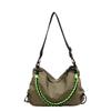 Marca de moda original ins laranja messenger bag nylon grande capacidade estudante bolsa escolar masculino cross-border ombro bolinho saco feminino